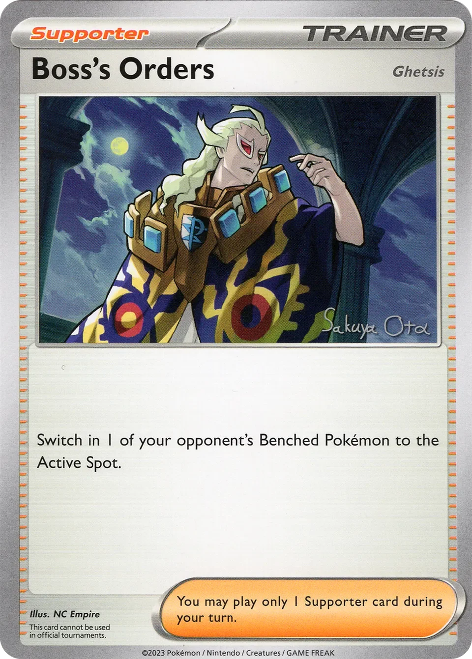 Boss's Orders 「WC_DECK_2024_ANCIENT_TOOLBOX No. 008」「EN」